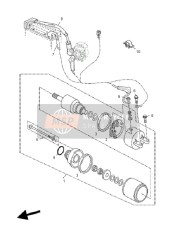 1B9F58860000, Holder, Brake Hose, Yamaha, 0